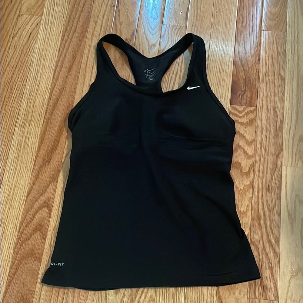 Nike Black Dri-FIT Racerback Sports Tank